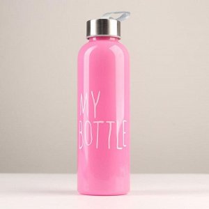 Бутылка для воды My bottle 500 мл, 21.5x6.5 см, цвет МИКС