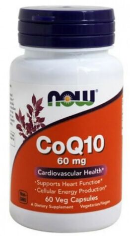 Коэнзим Q10 CoQ 10 60 mg Now 60 капс.