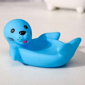 Набор игрушек для купания «Морские котики»: мыльница, игрушки 3 шт. р-р: 13см