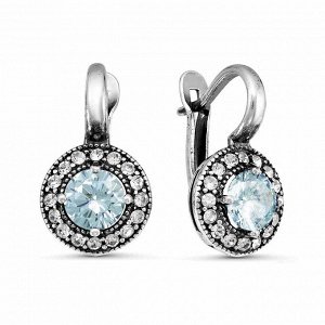 Серьги бижутерия серебрение 3486518Ак