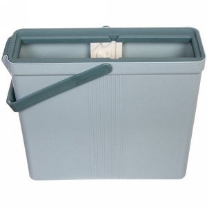 Набор для уборки (ведро с отжимом, швабра, две насадки) в цветной коробке XTB-020