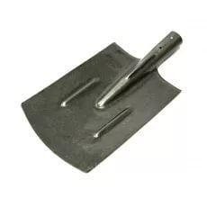 Лопата штыковая рельсовая сталь прямоугольная без черенка (12шт)