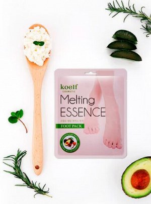 Смягчающая маска для ног в виде носочков Melting Essence Foot Pack