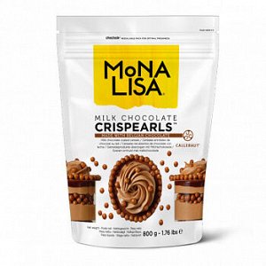 Callebaut Crispearls драже молочный шоколад (CHM-CC-CRISPEO-02B), 0,8 кг