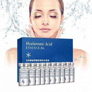 BIOAQUA, Набор сывороток для лица с гиалуроновой кислотой и витамином B6 Hyaluronic Acid Essence B6, (5мл*10)