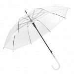 Зонт детский полуавтоматический 45см прозрачный
