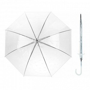 Зонт детский полуавтоматический d 90 см прозрачный