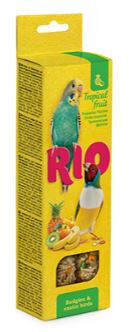 RIO Sticks палочки для волнистых попугаев и экзотов Фрукты 2*40г АКЦИЯ!