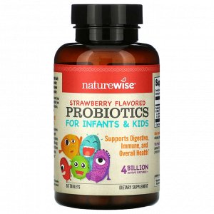 NatureWise, Time Release, Probiotics, Kids' Care, 60 Sustained Release Micro-Pearls