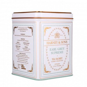 Harney &amp; Sons, Earl Grey Supreme, 20 саше, 40 г