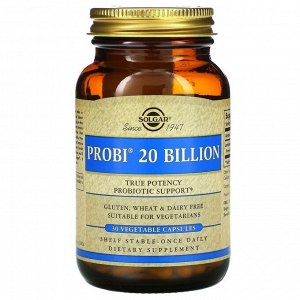 Пробиотическая добавка Probi 20 Billion, 30  вегетарианских капсул