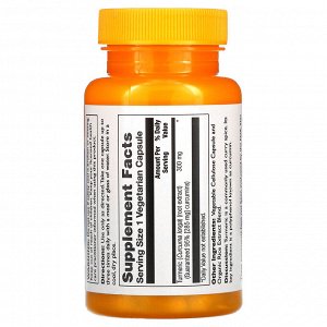 Куркумин Thompson, Куркумин из куркумы, 300 мг, 60 капсул Куркума широко используется как приправа к карри. Ее основной ингредиент - полифенол, знакомый под названием куркумин.