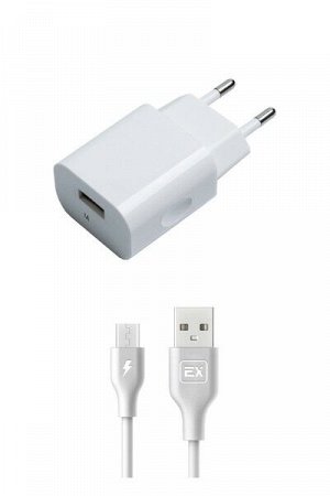 Exployd, micro USB, 1А, белый