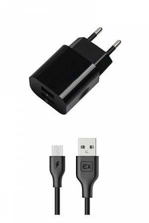 Exployd, micro USB, 3.1A, 2.1А+1А, 2хUSB, чёрный