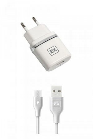 Exployd, micro USB, 1А, белый