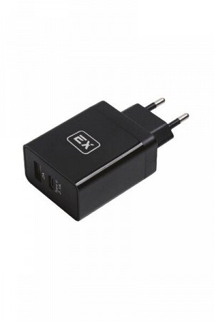 Exployd, 4.1А, 1хUSB+Type-C, чёрный