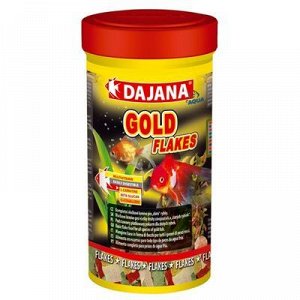 Корм Dajana Pet Gold flakes для золотыx рыб,xлопья, 100 мл.