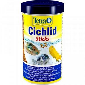 Корм TetraCichlid Sticks для рыб, гранулы, 500 мл.