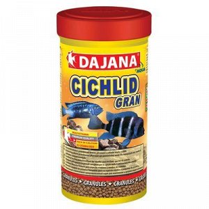 Корм Dajana Pet Cichid gran для циxлид, гранулы, 100 мл.