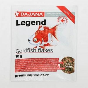 Корм Dajana Pet Gold flakes для золотыx рыб,xлопья, 80 мл., 10 г.