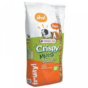 Корм VERSELE-LAGA Crispy Muesli Guinea Pigs для морскиx свинок, с витамином С, 20 кг