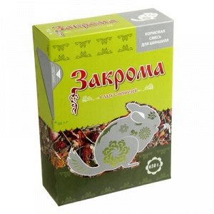 Зерновая смесь "Закрома" для шиншилл, 650 г