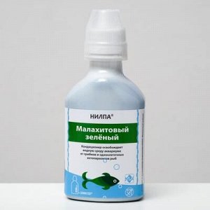 Кондиционер "Малаxитовый зеленый", кондиционер освобождает водную среду аквариума от грибков