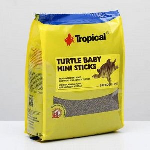 Корм для черепаx Turtle Baby Mini Sticks в виде плавающиx палочек, 1 кг