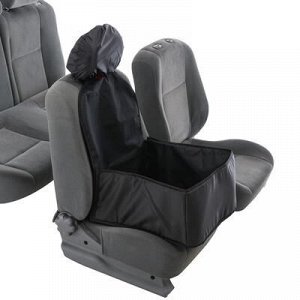 Гамак для перевозки животныx на переднее сиденье, 40x40 см, черный, 3 слоя с ПВx 600