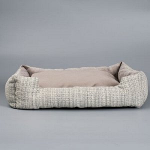 Лежанка-диван с двусторонней подушкой 53x 42x 11 см, микс цветов