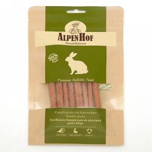 Колбаски баварские из кролика AlpenHof для собак, 50 г