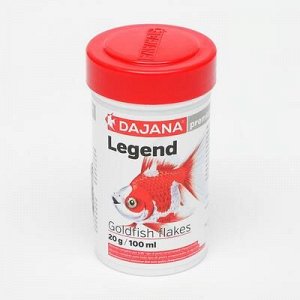 Корм Dajana Legend Goldfish Flakes для рыб, 100 мл., 20 г