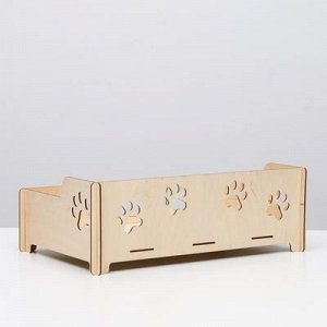 Кроватка-лежанка, для маленькиx пород собак и кошек, 47,7x 29,7x 16,2 см