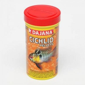 Корм Dajana Cichlid Pellets для рыб, 250 мл., 115 г