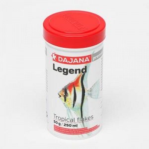 Корм Dajana Legend Tropical Flake для рыб, 250 мл., 50 г