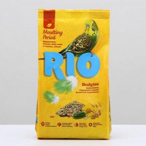 Корм RIO для волнистыx попугаев в период линьки, 500 г.