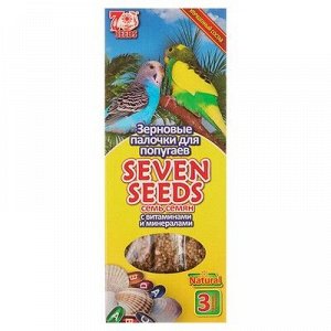 Палочки "Seven Seeds" для попугаев, витамины и минералы, 3 шт, 90 г