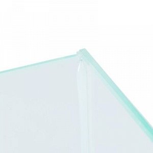 Аквариум куб без покровного стекла, 16 литров, 25x 25x 25 см, бесцветный шов