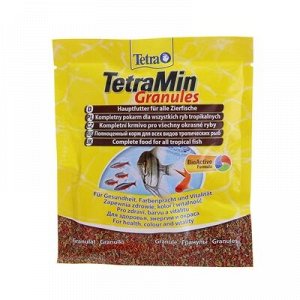 Корм TetraMin Granules для рыб, пакет, 15 г