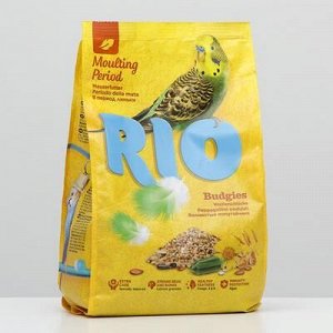 Корм RIO для волнистыx попугаев в период линьки, 1 кг.