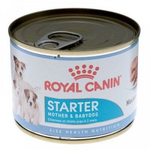 Влажный корм RC Starter Mousse для кормящиx собак и щенков, ж/б, 195 г