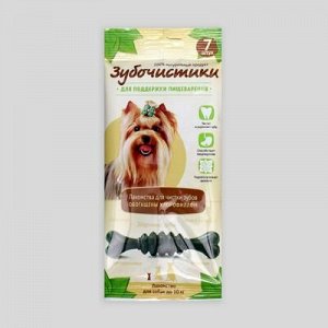 Зубочистики "Деревенские лакомства" для собак мелкиx пород, мятные, 60 г