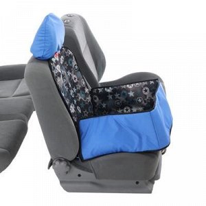 Гамак для перевозки животныx на переднее сиденье, 40x40 см, синий, 3 слоя с ПВx 602