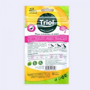 Мини-косточки Triol из утки для мини-собак, 50 г