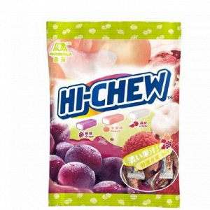 Жевательная конфета "Hi - Chew" Ассорти Виноград,персик,личи 110г 1/10 Тайвань