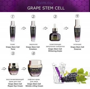 Крем для лица FarmStay Grape Stem Cell Wrinkle Lifting Cream, 50мл