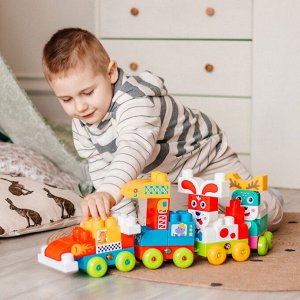 Конструктор детский Talky Blocks кнопочка Собачка 2820