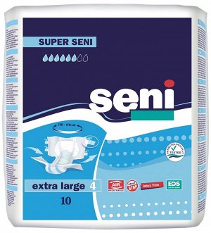 Подгузники д/взрослых Super Seni Extra Large 10 шт.