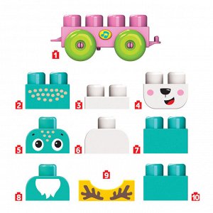 Конструктор детский Talky Blocks кнопочка Олененок 2821