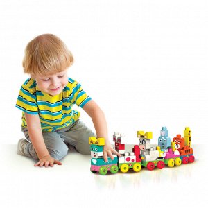 Конструктор детский Talky Blocks кнопочка Олененок 2821